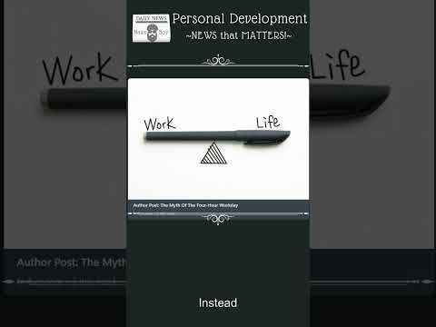 The Myth Of The Four Hour Workday