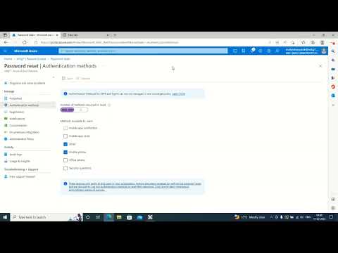 Azure SSPR Setup | Self Service Password reset | Azure AD | SSPR