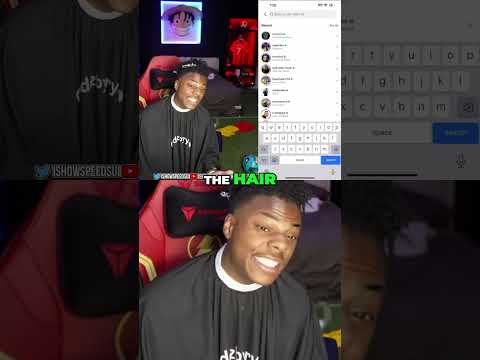 Hairspray Prank Gone Wrong! ISHOWSPEED Hilarious Reaction to Haircut #ishowspeed
