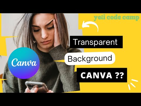 How to Make Background Transparent in Canva