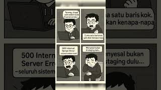 Ngoding di Production: Panik Total! 🤯 | #komik #shorts #manga #komiklucu #fyp
