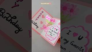 Easy Gift Card  Tutorial 🩷 #cardcreations #carddesigner #craft #homemadecreations   #giftidea #art