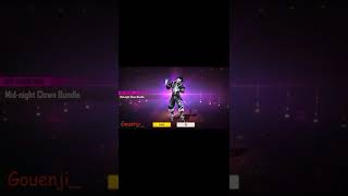 Mid-night Clown Bundle | Free Fire #shorts #freefire #bundle #incubatorbundle