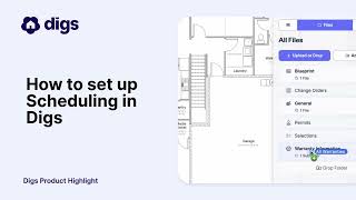 Digs Software Tutorial: Scheduling Tool