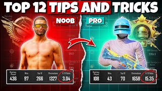 Top 12 Tips & Tricks in PUBG Mobile [2026] Noob To Pro Guide | GG Bro