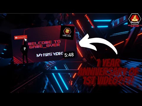 My 1 Year Anniversary Of My 1st Video?!?!