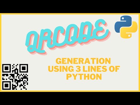 How to generate QR code using python | Python tutorial