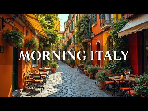Morning Italy Bossa Nova Jazz in Positano ☕ Relaxing Cafe Ambience Music for Uplifting the day