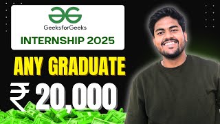 Geeksforgeeks internship 2025 | Acquisition and growth intern | gfg paid internship
