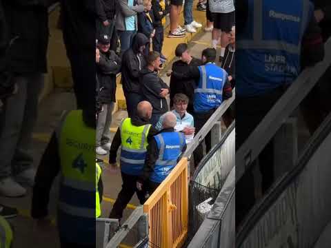 Football fan looses his head