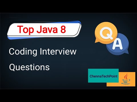 Java 8 Coding Interview Questions for Freshers and Experienced | Java 8 Interview Questions