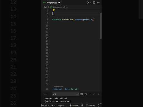 Use the nameof operator #codewithme #csharptutorial #coding #codingtips #java #developer #csharp