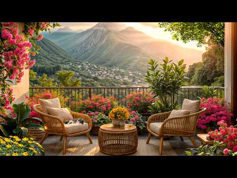 Cool Morning in the High Mountains🌿🌄 Breakfast, Coffee & Soft Sunlight | 4K Nature Escape