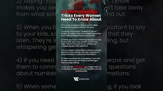 6 Dark Psychology Tricks Every Woman Should Know | Mind Control Secrets