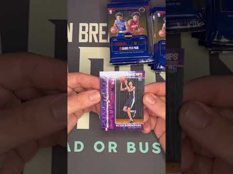 VICTOR WEMBANYAMA ROOKIE PULL!! 2023-24 HOOPS #nba #tradingcards #victorwembanyama  #rookiecards