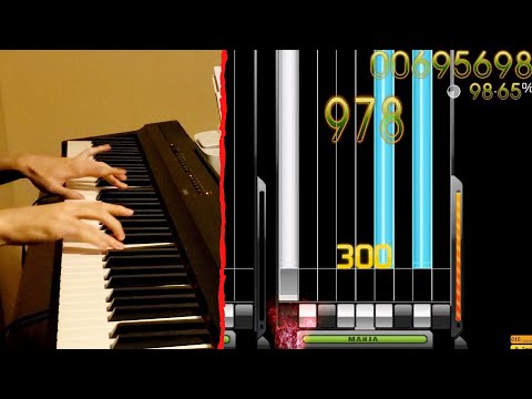 I play osu! mania using a piano | Reol - No Title