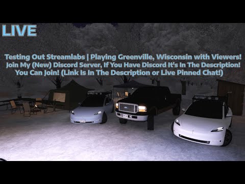 🔴 LIVE: Testing Out Streamlabs | Playing Greenville, Wisconsin with Viewers! | Roblox