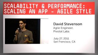 Scalability and Performance - Scaling an App Agile Style