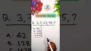 Number Series Completion | Reasoning🧩 #shorts #shortsfeed #numberseries #reasoningtricks #ssc #exam