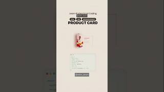 🛍️✨ Animated Product Card! | Make Your UI Pop! 🚀🔥#ProductCard #UIAnimation #WebDesign #FrontendDev