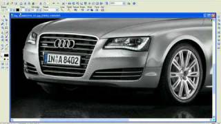 Tutorial car design AUDI RS8 (Photoimpact)