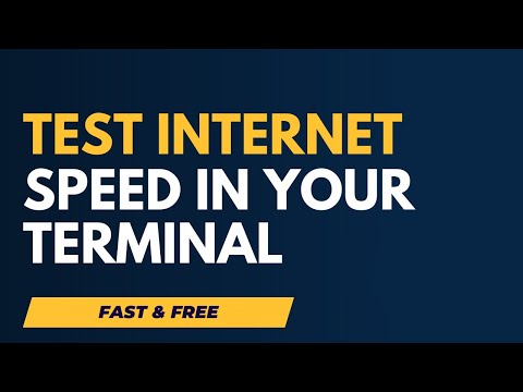 Measure Internet Speed From the Terminal