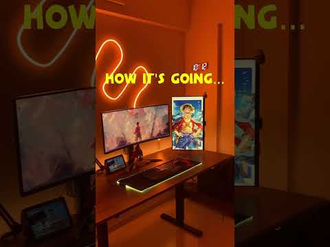 How it was started Vs How it’s going 😍 #setupinspiration #gamingsetup #gamingstation