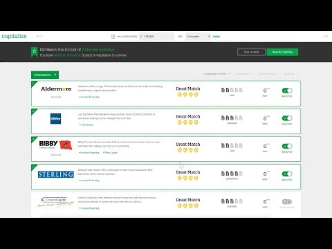 Capitalise - Adviser-led funding search to compare 100+ lenders