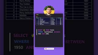 🚀 Learn SQL BETWEEN Operator in 1 minute
