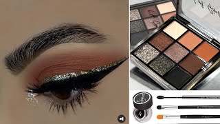 Natural makeup tutorial for brown eye | soft glam easy bridal eyes makeup tutorial | shine&glow 