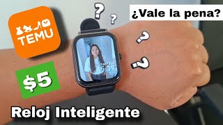 Reloj digital que compre en Temu | Gadgets de Temu | Poner foto en Smartwatch
