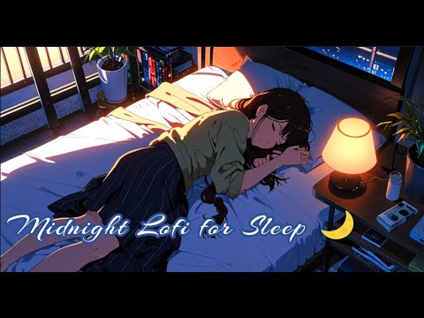 【1 Hour】Midnight Lofi for Sleep 🌙 | Relaxing Nature Sounds & Calm Beats for Sweet Dreams 🛏️ #lofi