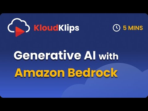 Amazon Bedrock console walkthrough - Generative AI