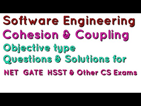 Software Engineering | Cohesion and Coupling | Previous UGC NET Questions
