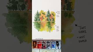 Two most common ways to paint with watercolor #watercolortutorial #watercolor