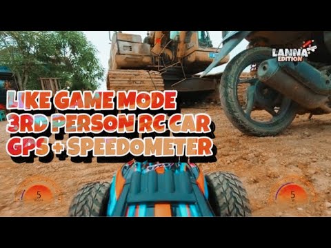 Riding through under the excavator | RC Trip Adventure Car (Mobil Mainan) Relaxing ASMR