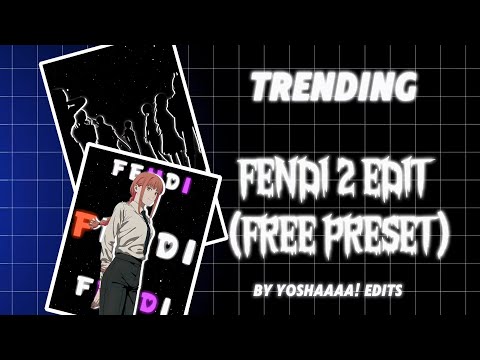 " AE INSPIRED FENDI 2 EDIT TREND" ON ALIGHT MOTION (+PRESET)