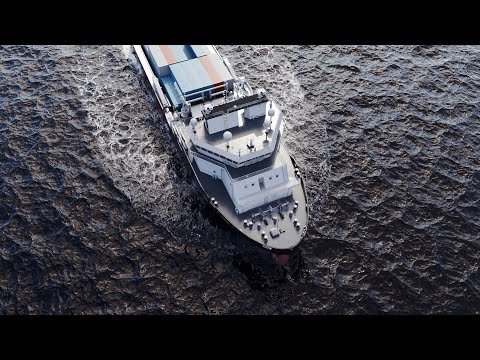 ODIN mobile nuclear reactor 3d animation
