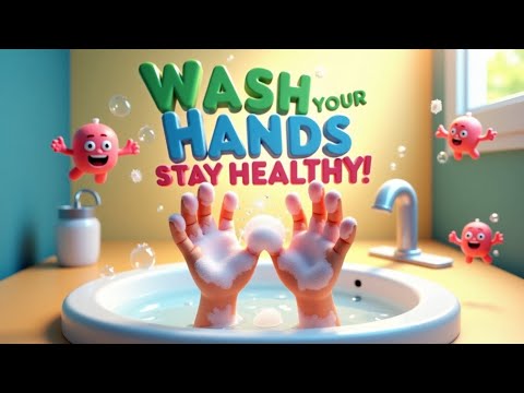 Wash Your Hands, Stay Healthy! | Fun Kids Handwashing Song | Sing Along & Stay Safe!