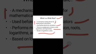 What is Slide Rule in computer #computerhistory #cetcomputer #htetpgtcse #htet #cet2025 #htet
