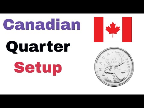 How to set up Canadian quarters in coin acceptor