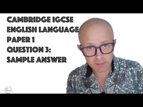 Cambridge IGCSE English Language Paper 1 Question 3 Sample Answer