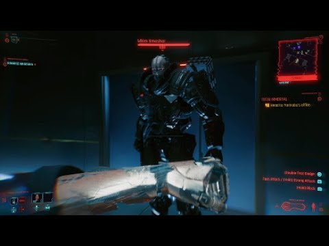 Cyberpunk 2077 - Destroying Adam Smasher with Gorilla Arms
