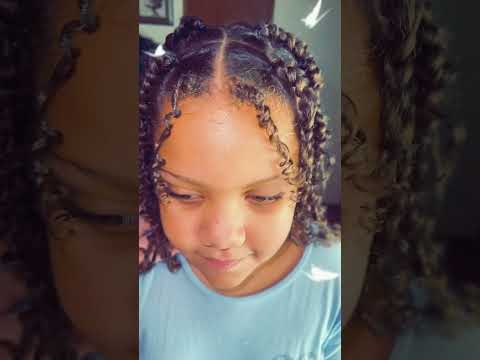 🦋✨ butterfly braids, but for kids✨🦋