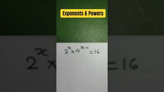 Exponent questions and solutions||
