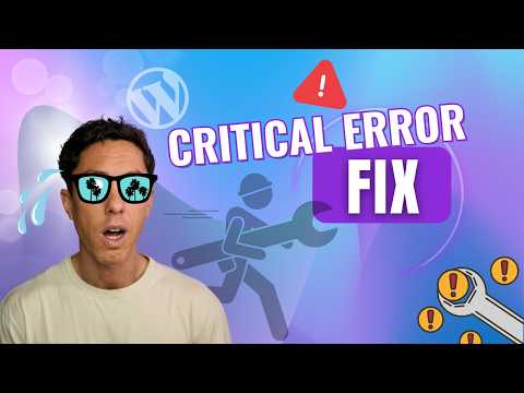 FIX WordPress Critical Error on Your Website in UNDER 3 MINUTES with Hostinger’s AI!