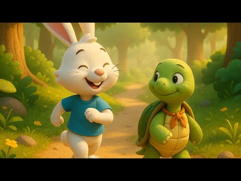 Moral stories on good behaviour | Rabbit & Tortoise story | Helping story for kindergarten |#aistory