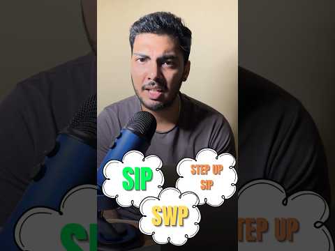 SIP, SWP, Step Up SIP Yeh sab kya hai??? Chaliye Quickly Jaante hain | Pranjal Sharma