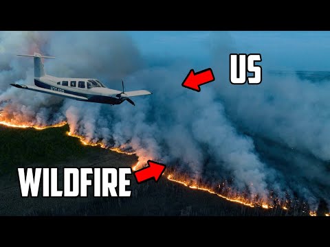 We flew our small plane into WILDIFRE smoke