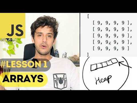 Arrays in Javascript (1D and 2D) | DSA in Javascript Series